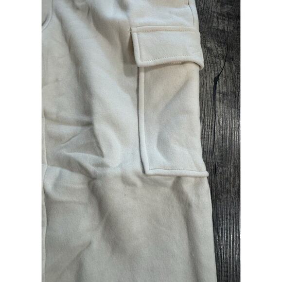 GAP Kids Soft Jogger Cargo Sweatpants (2) Pair Size M (8) Grey Ivory Girls Boys - Picture 8 of 10